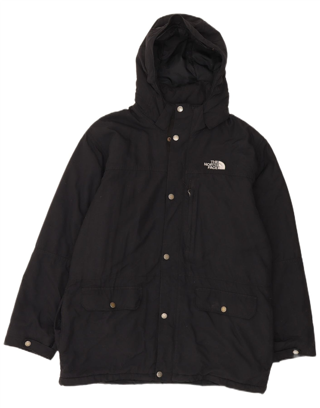 The North Face Ανδρικό Μπουφάν Windbreaker με κουκούλα UK 40 Large Black Winter