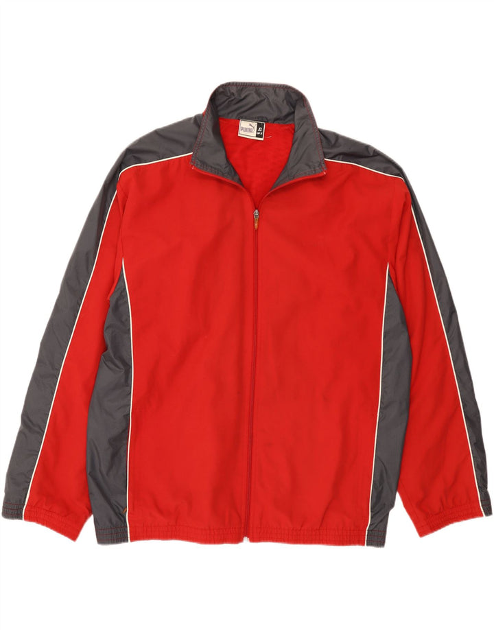 Ανδρική φόρμα Puma Top Jacket XL Red Colourblock