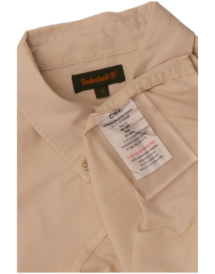 Πουκάμισο Timberland Boys 11-12 Years Beige Cotton