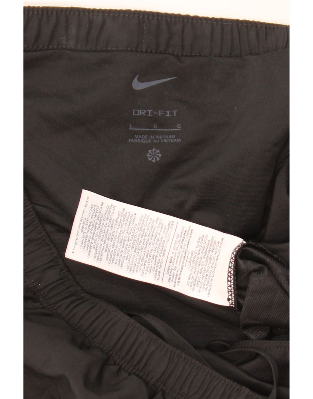 Γραφικό αθλητικό σορτς Nike, ανδρικό Dri Fit, μεγάλο μαύρο πολυεστέρα