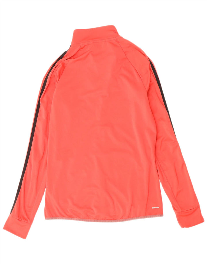 Adidas Γυναικεία φόρμα Climalite Top Jacket UK 8/10 Small Red Polyester
