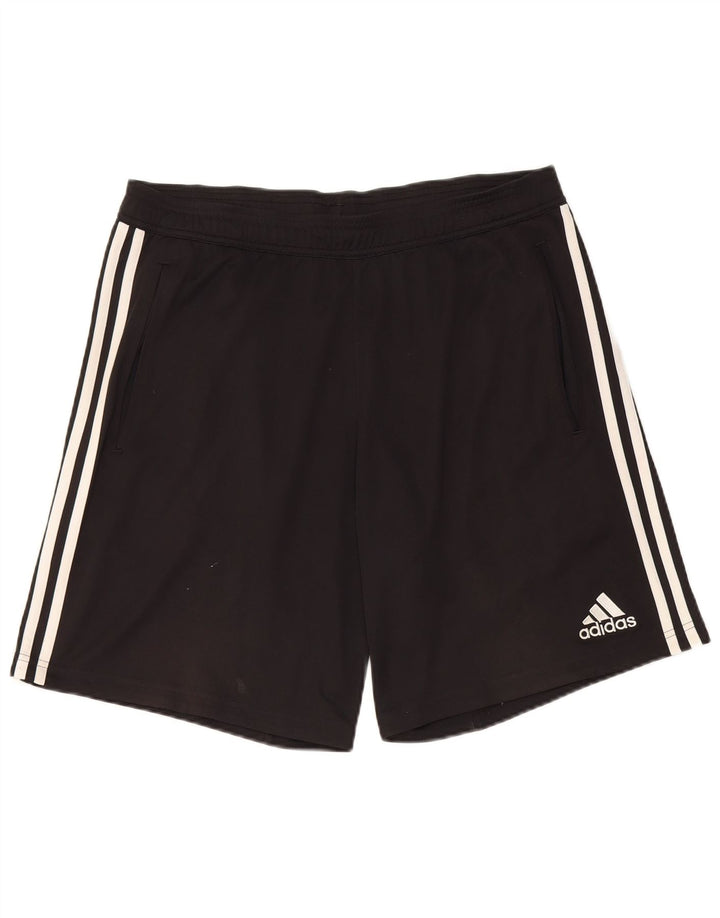 Ανδρικό σορτς Adidas Climacool με μεγάλο μαύρο χρώμα πολυεστέρα