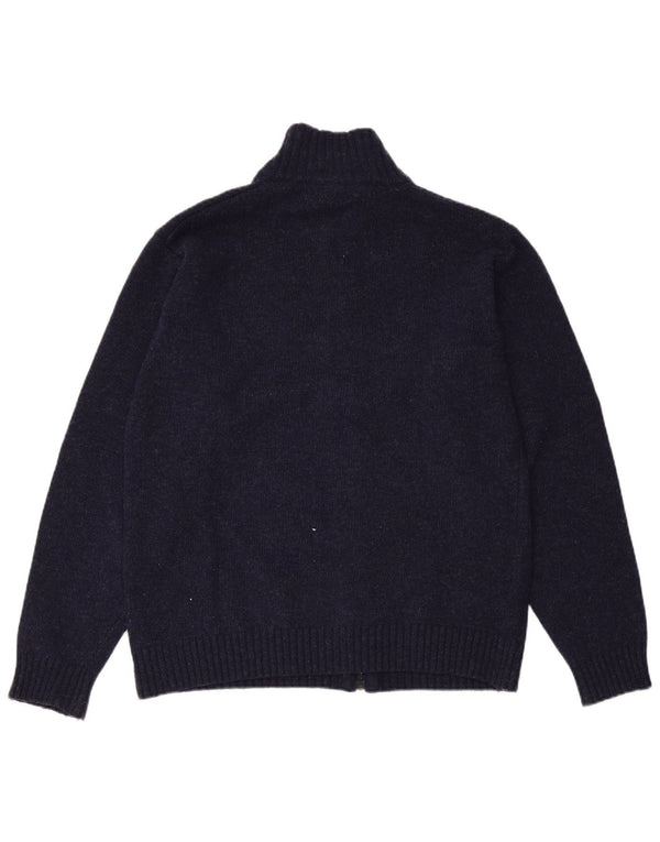 Ανδρικό πουλόβερ με ζακέτα NORTH SAILS Small Navy Blue Wool
