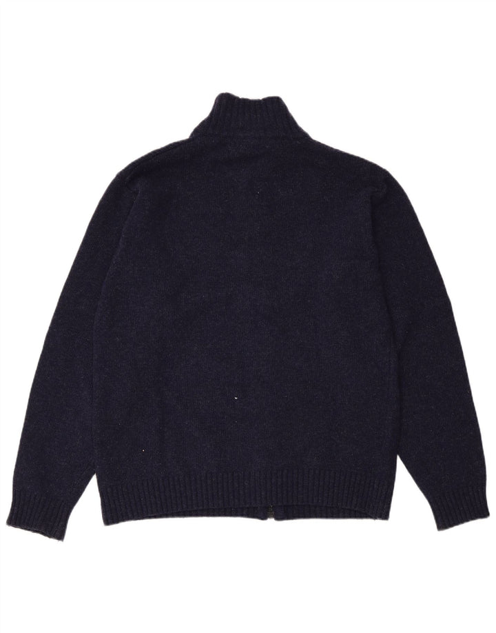 Ανδρικό πουλόβερ με ζακέτα NORTH SAILS Small Navy Blue Wool