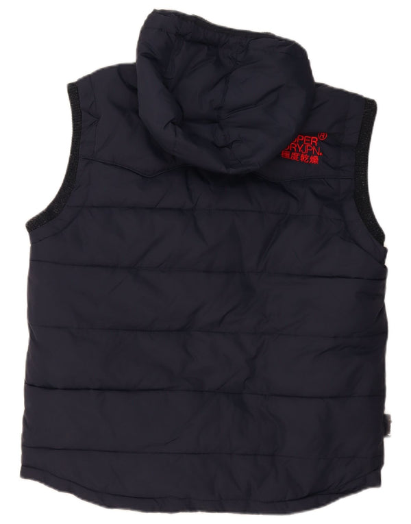 Superdry Ανδρική κουκούλα με επένδυση Gilet UK 42 XL Navy Blue Polyester