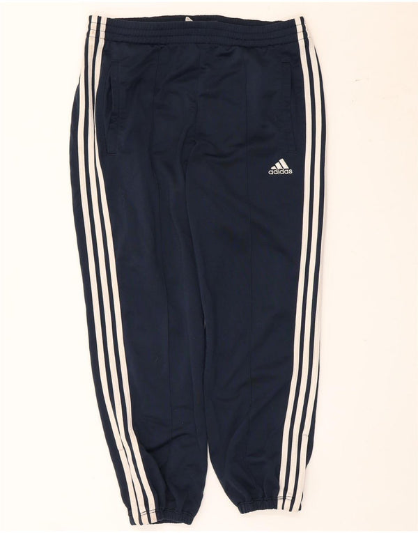 Adidas Ανδρική φόρμα παντελόνι Joggers UK 34/36 Small Navy Blue Polyester