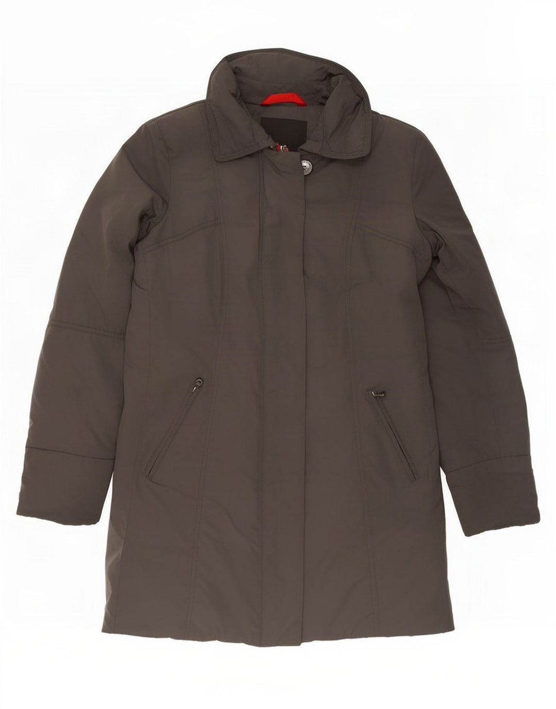 PEUTEREY Γυναικείο παλτό IT 46 Large Grey Polyester