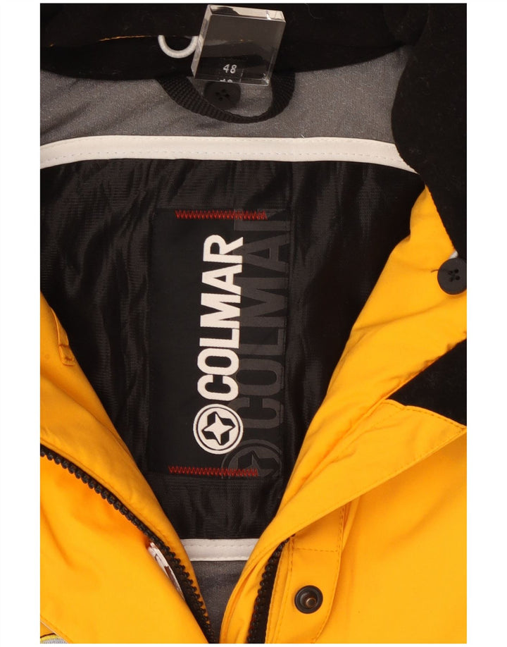 Colmar Γυναικείο μπουφάν σκι με κουκούλα IT 48 XL Yellow Colourblock Nylon