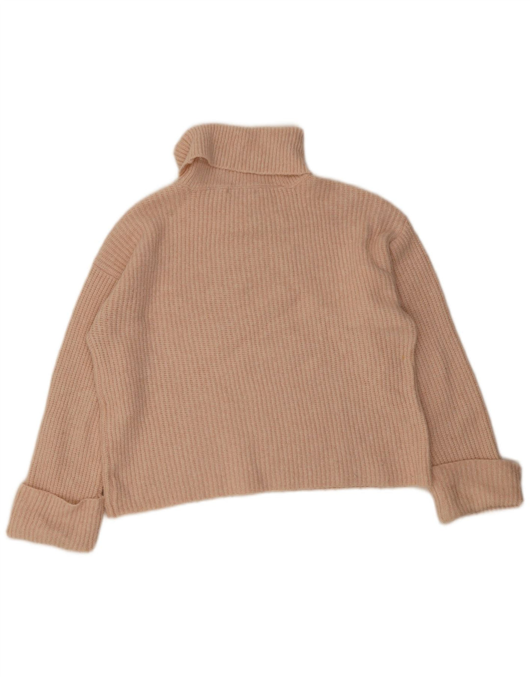 Marks & Spencer Γυναικείο πουλόβερ με ρολό λαιμόκοψη UK 14 Medium Orange