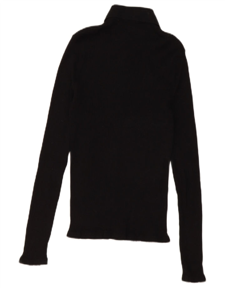 Massimo Dutti Γυναικεία ζακέτα Top UK 12 Medium Black