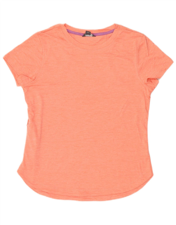 EDDIE BAUER Γυναικείο T-Shirt Top UK 14 Medium Pink Polyester