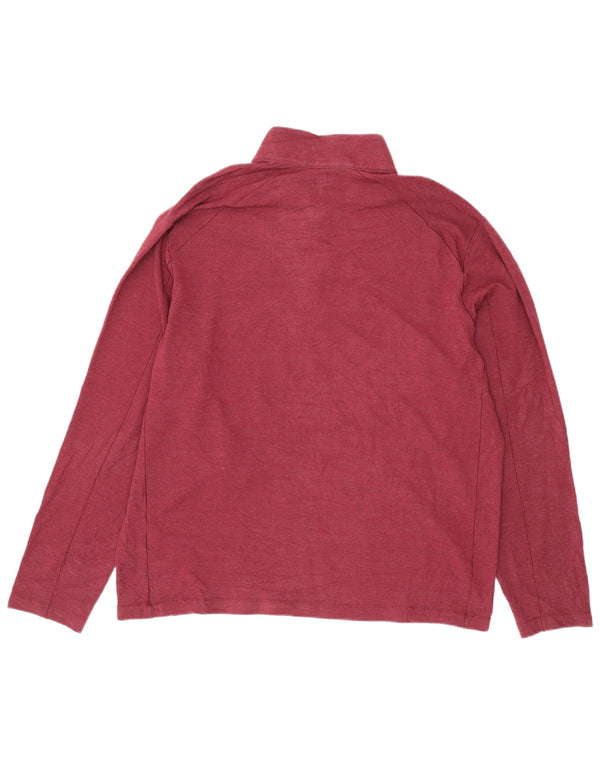 Ανδρικό φούτερ Nike Dri Fit με γραφικό φερμουάρ Jumper XL Burgundy Rayon