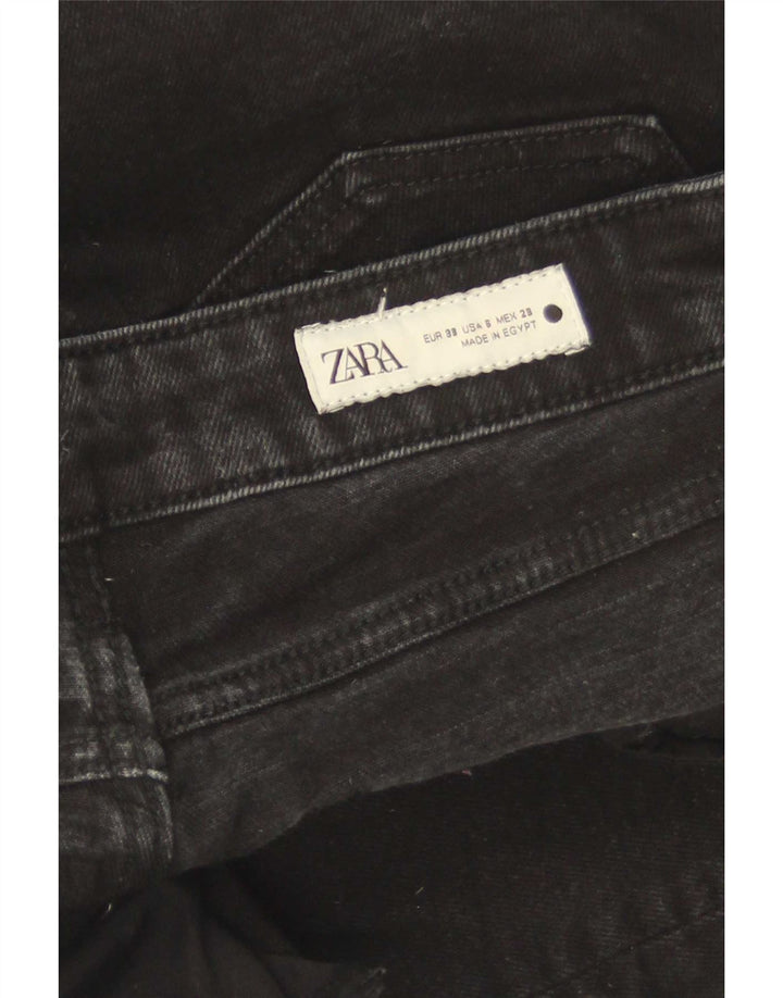 Zara Γυναικείο ίσιο τζιν EU 38 Small W28 L27 Μαύρο