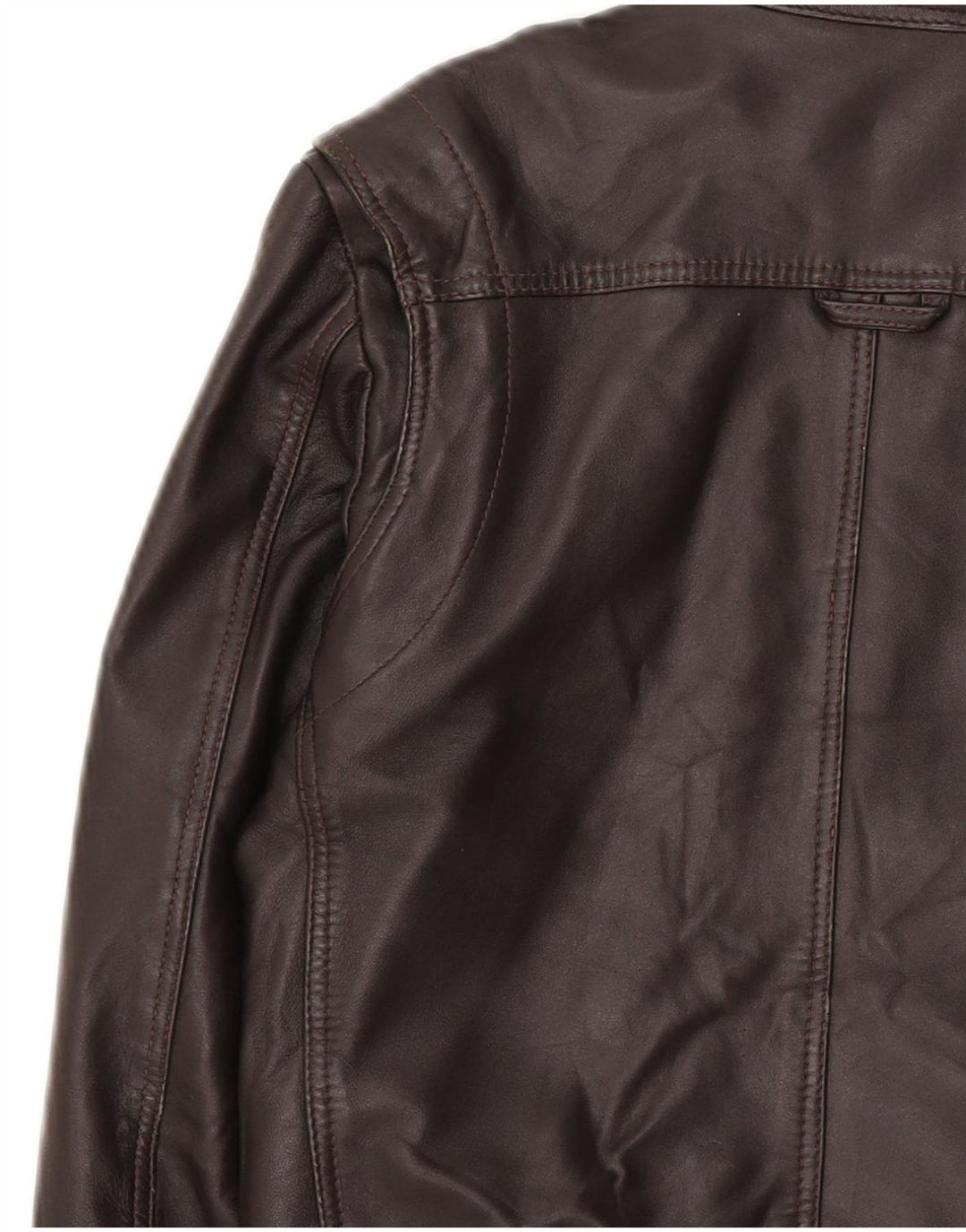 Σε Extenso Γυναικείο Bomber Δερμάτινο Μπουφάν UK 18 XL Brown