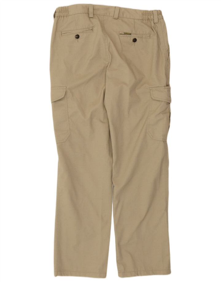 VINTAGE Ανδρικό ίσιο παντελόνι Cargo IT 50 Large W34 L31 Beige Polyester