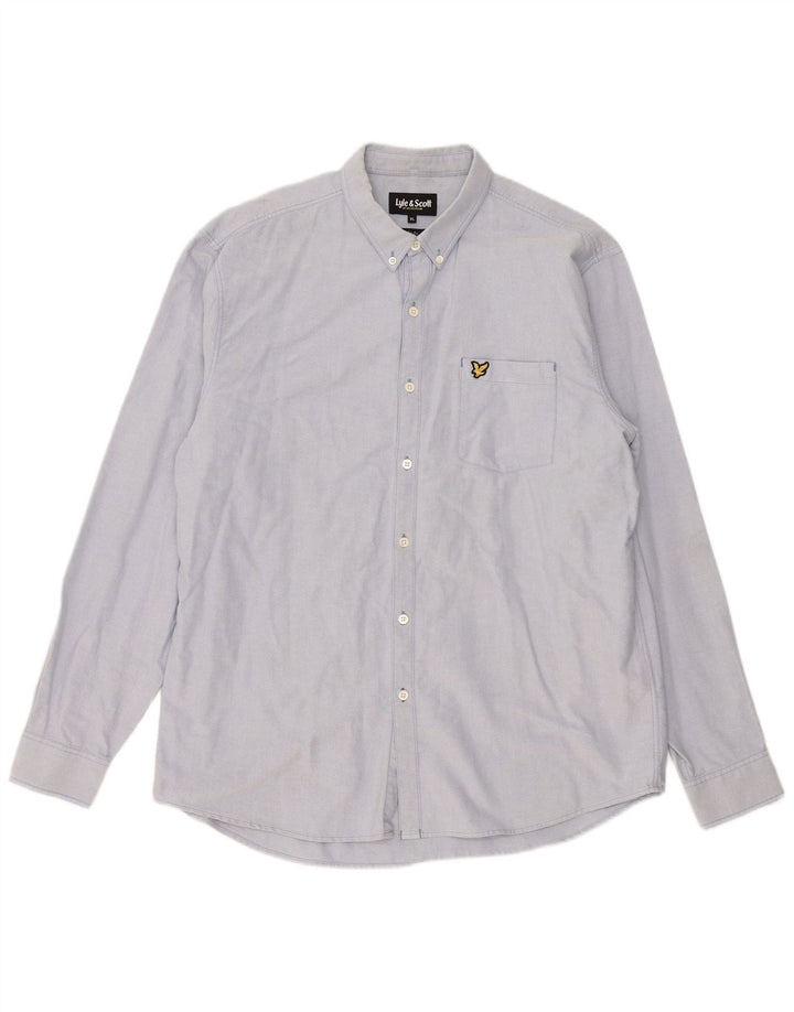 Lyle & Scott Ανδρικό πουκάμισο Slim Fit XL Blue
