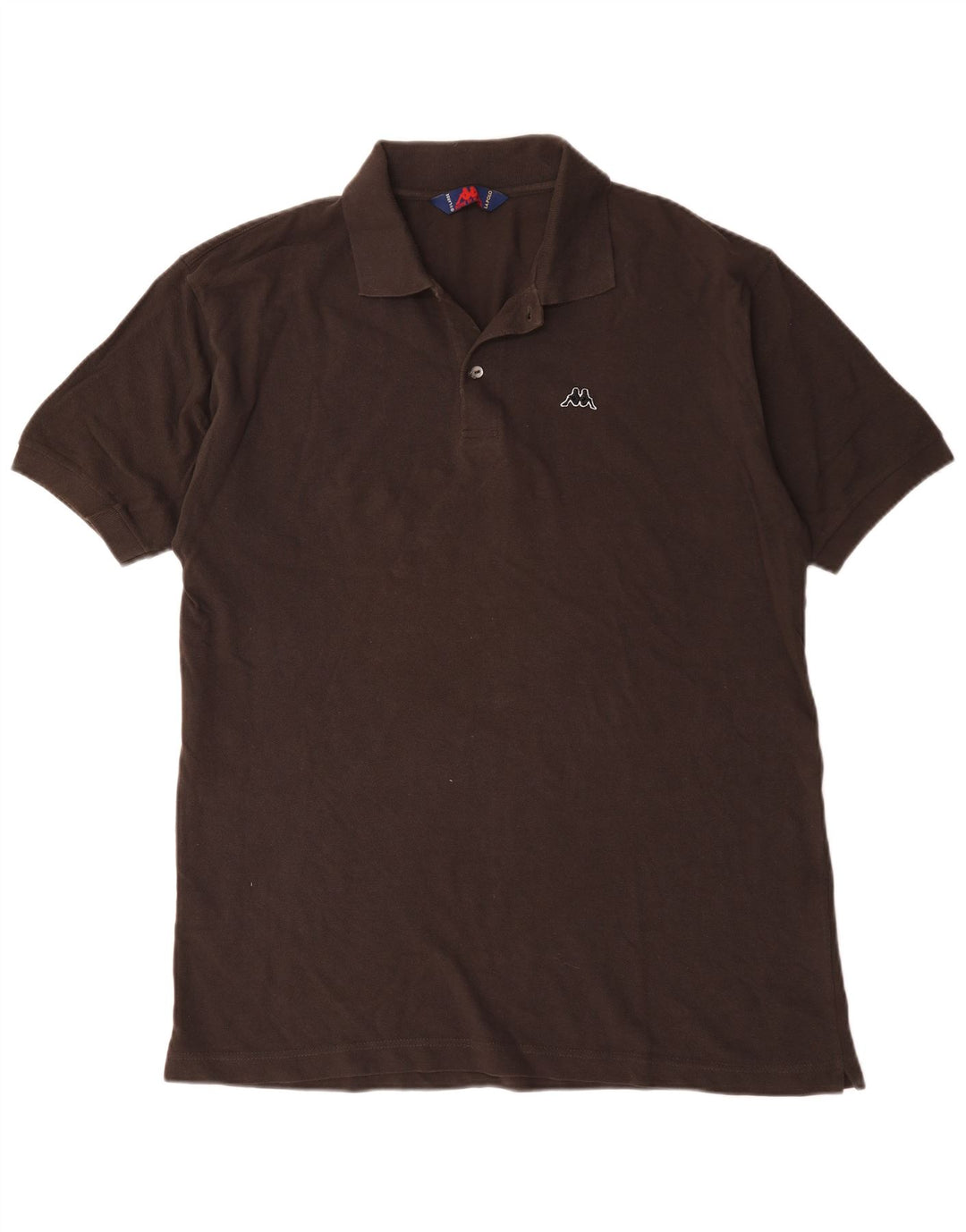 Ανδρικό μπλουζάκι πόλο Kappa XL Καφέ βαμβακερό