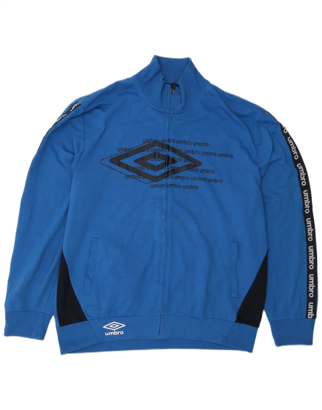Ανδρική φόρμα Umbro Graphic Top Jacket 2XL Blue Colourblock Cotton