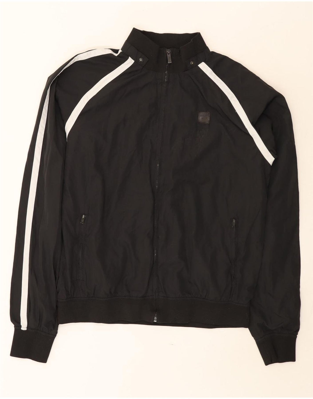 Ανδρικό μπουφάν Fila Bomber UK 40 Large Black Colourblock Polyester
