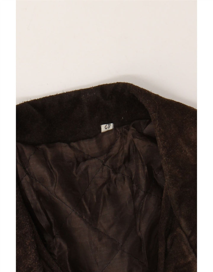 Vintage Ανδρικό Suede Jacket UK 38 Medium Brown