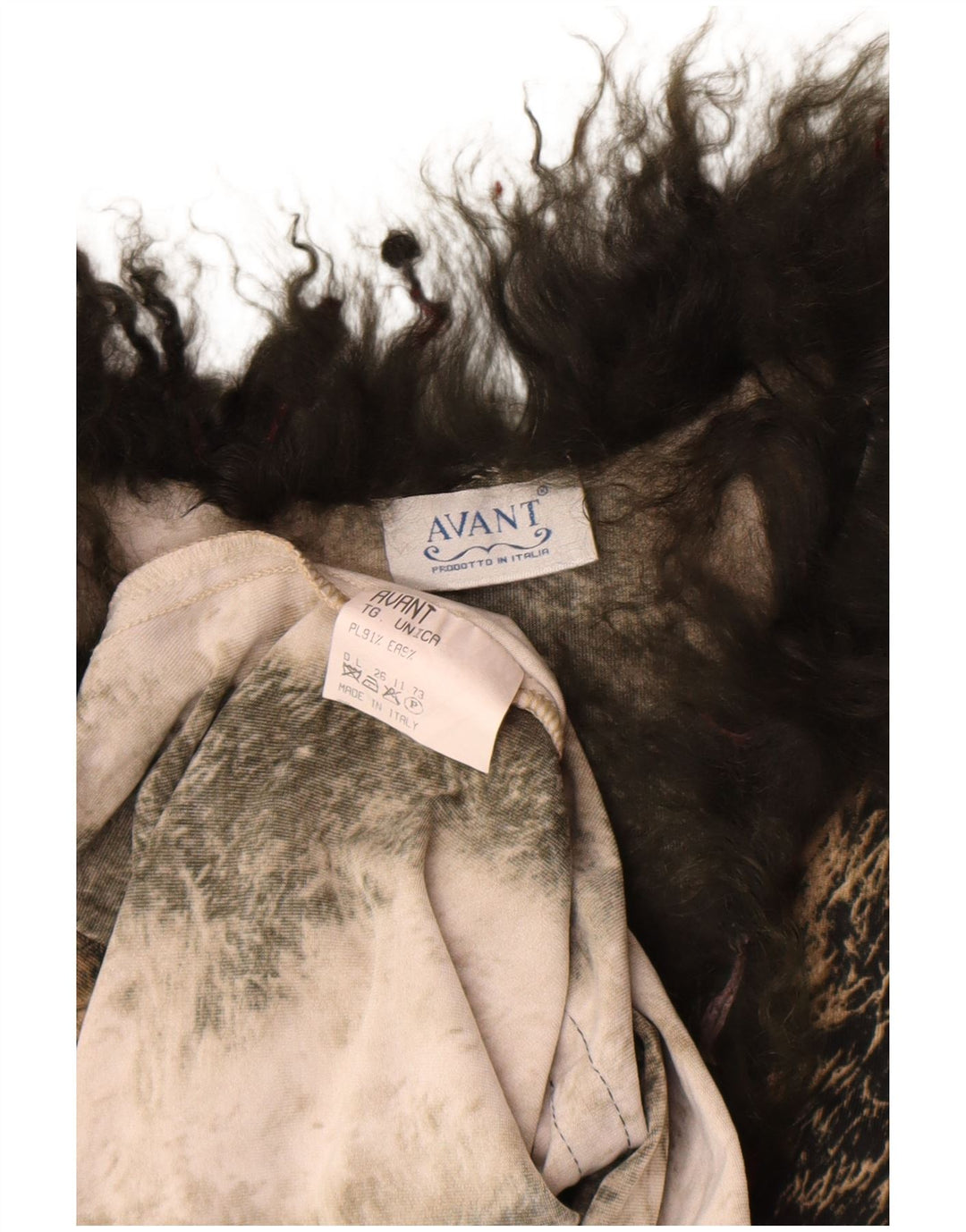 Avant γυναικείο τοπ μακρυμάνικο UK 6 XS καφέ Animal Print Polyester