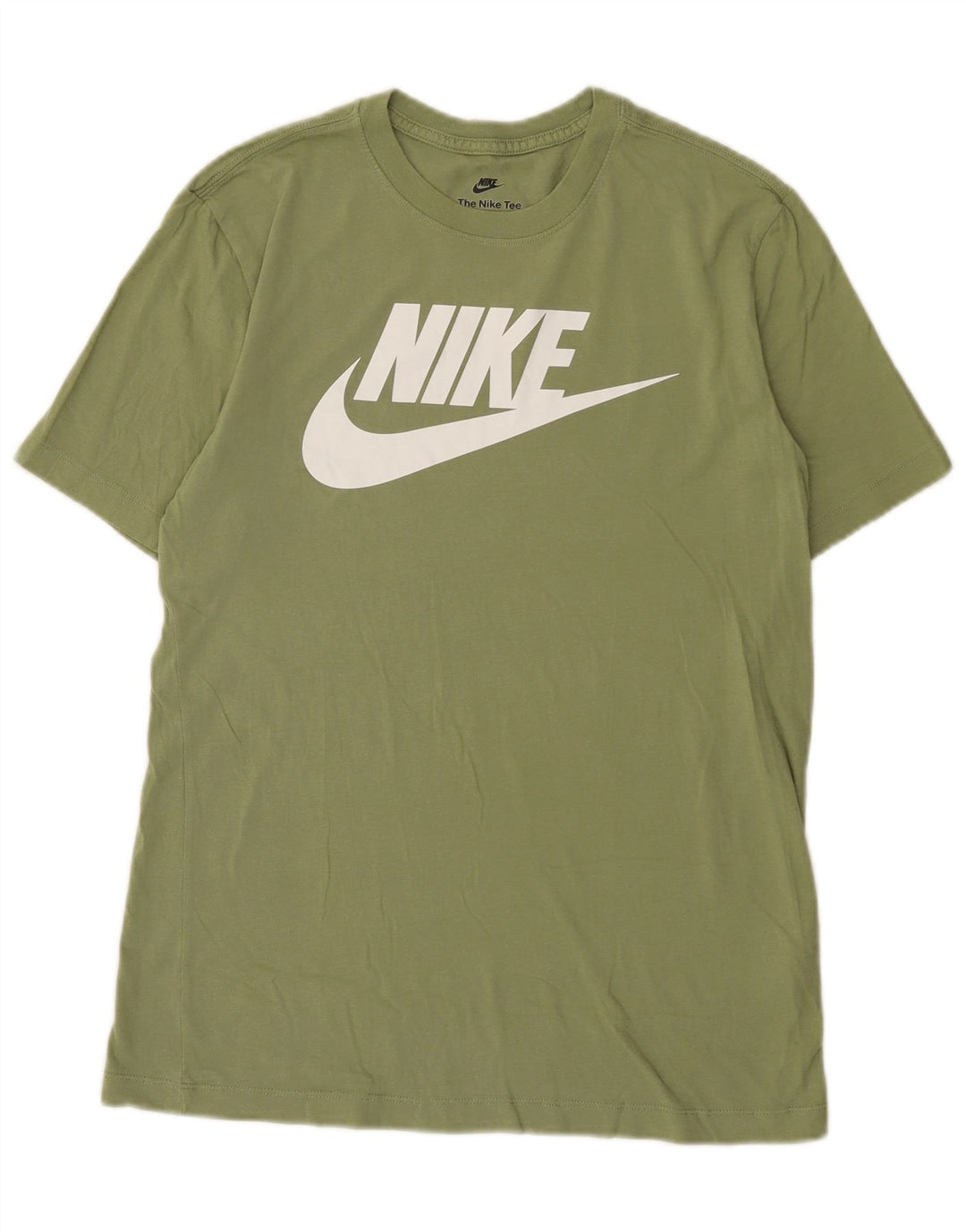 Ανδρικό γραφικό μπλουζάκι Nike, μικρό βαμβακερό χακί