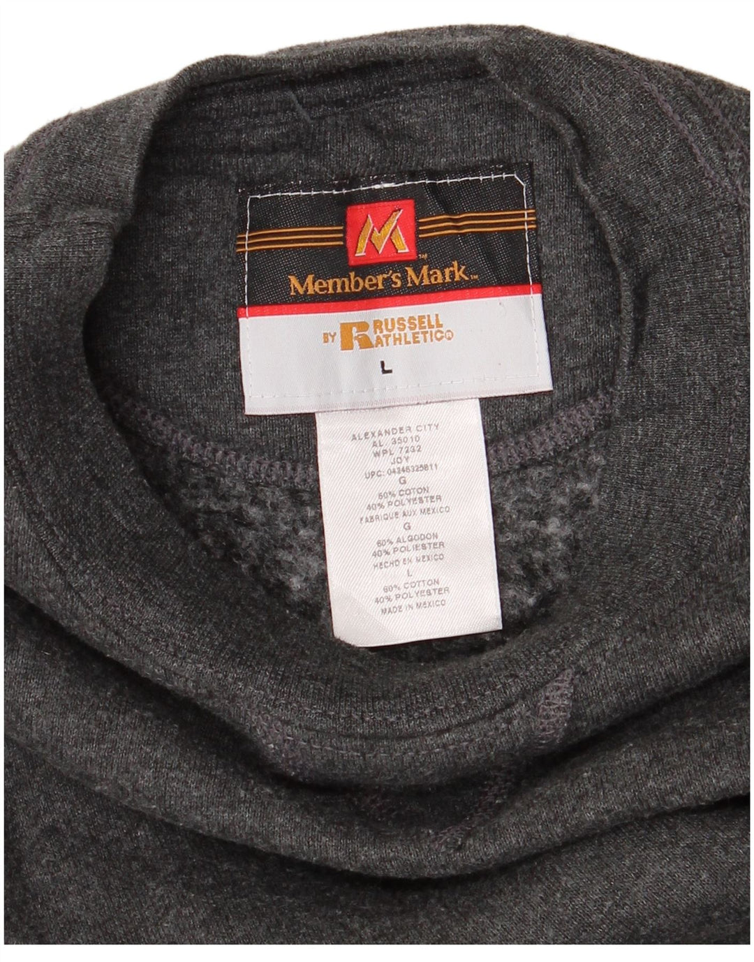 RUSSELL ATHLETIC Ανδρικό Φούτερ Jumper Μεγάλο Γκρι Βαμβακερό