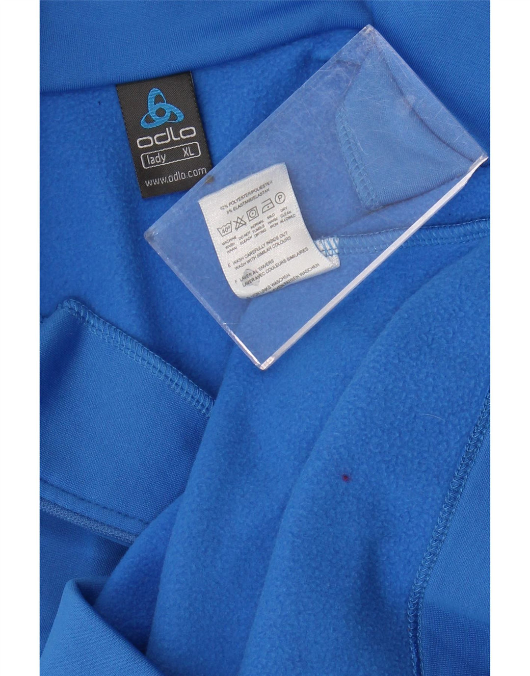 Γυναικείο φούτερ με φερμουάρ Odlo Jumper UK 18 XL Blue Polyester
