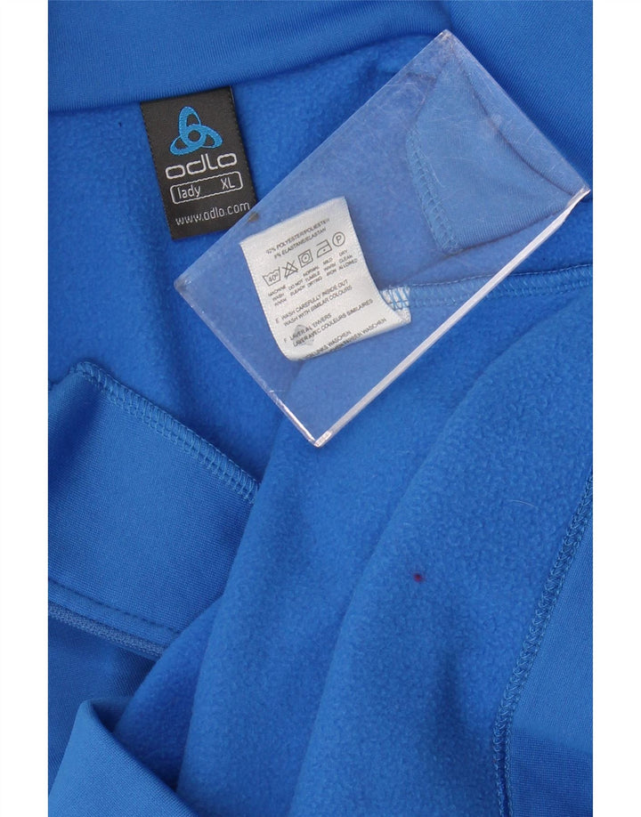 Γυναικείο φούτερ με φερμουάρ Odlo Jumper UK 18 XL Blue Polyester