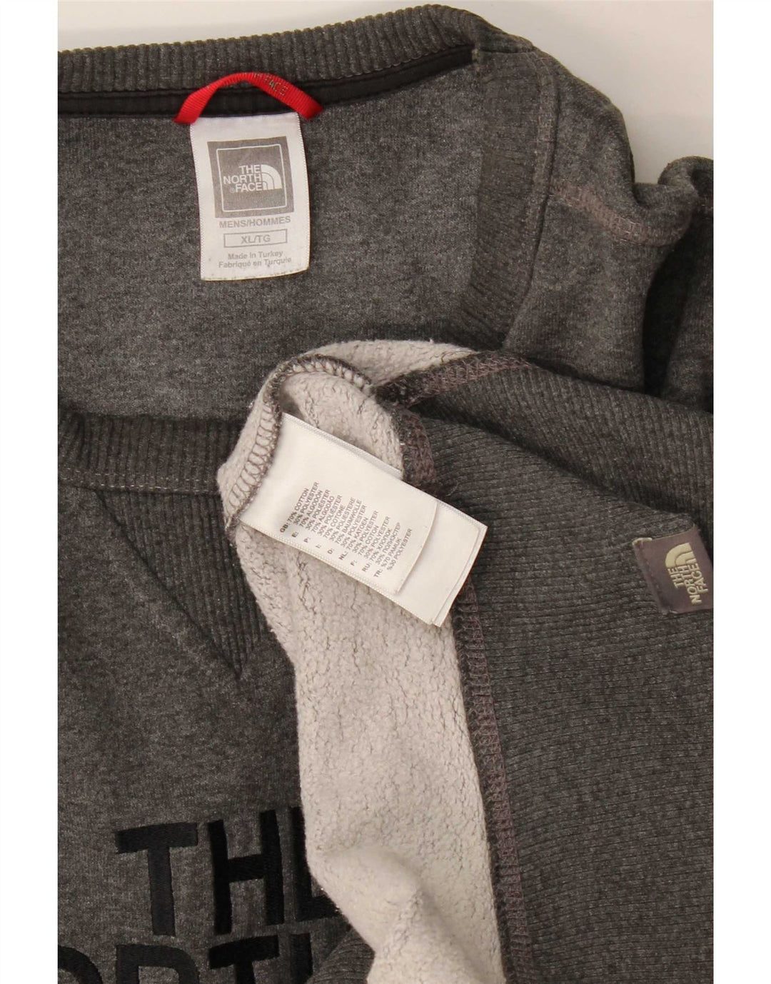 Ανδρικό γραφικό φούτερ North Face Jumper XL Γκρι βαμβακερό