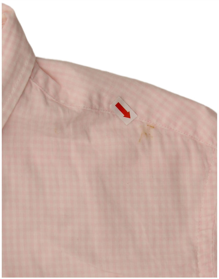 Ανδρικό πουκάμισο IZOD Slim Fit μεγάλο ροζ βαμβακερό Gingham