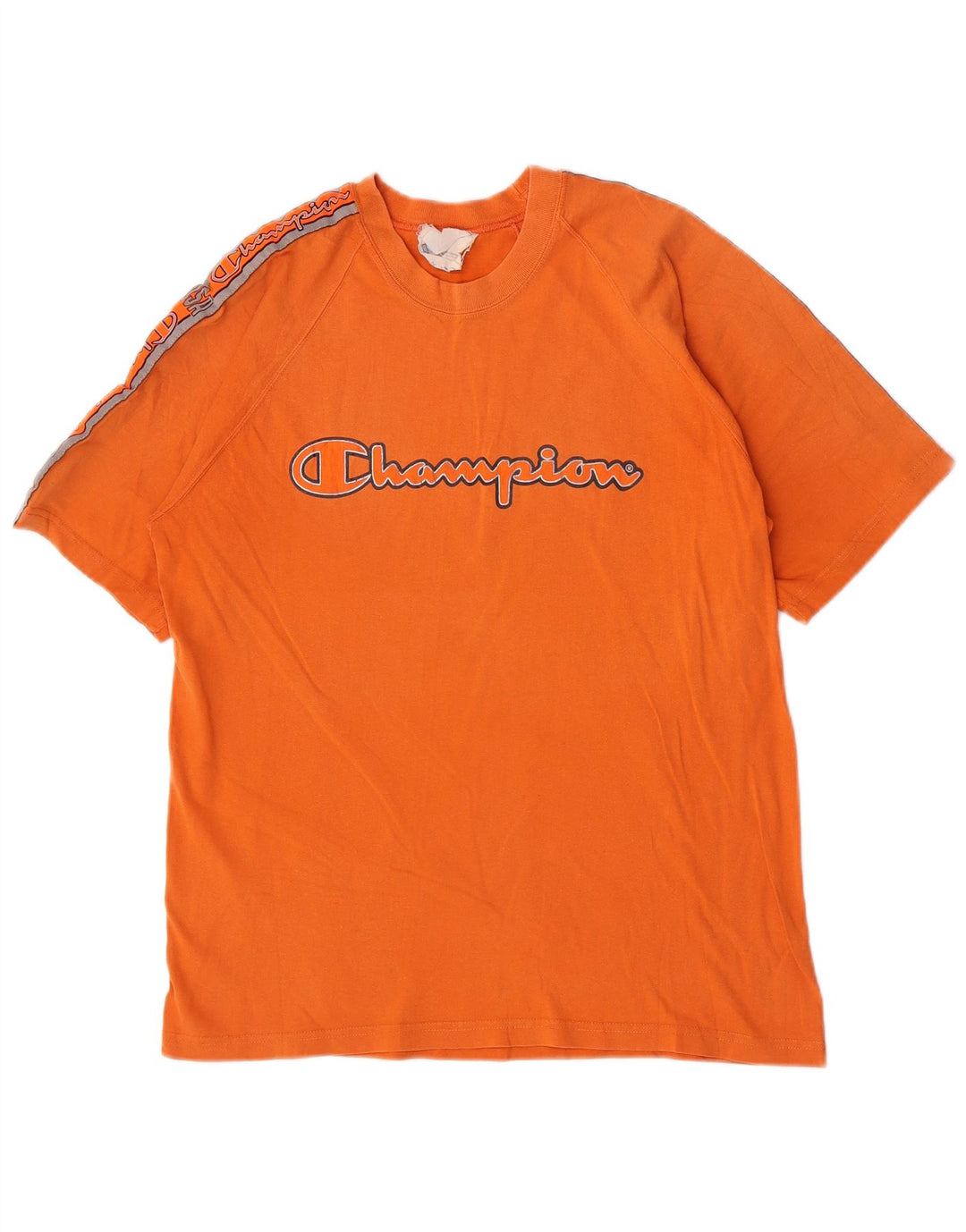 Ανδρικό γραφικό T-Shirt Champion Top Μεσαίο πορτοκαλί βαμβακερό