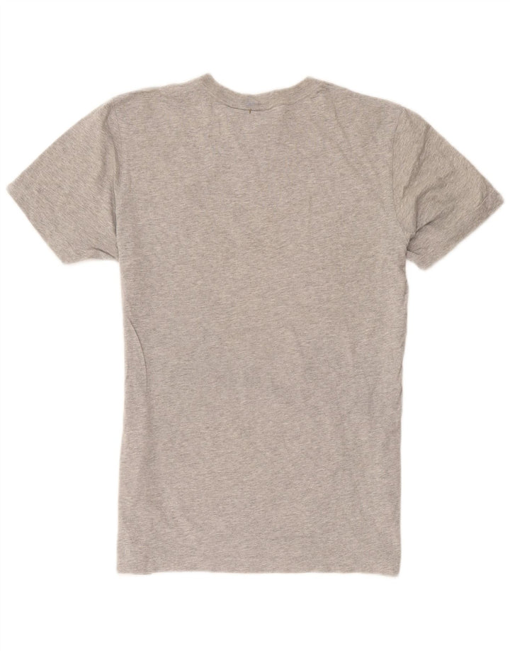 Ανδρικό γραφικό T-Shirt Adidas Τοπ μεσαίου γκρι βαμβακερό