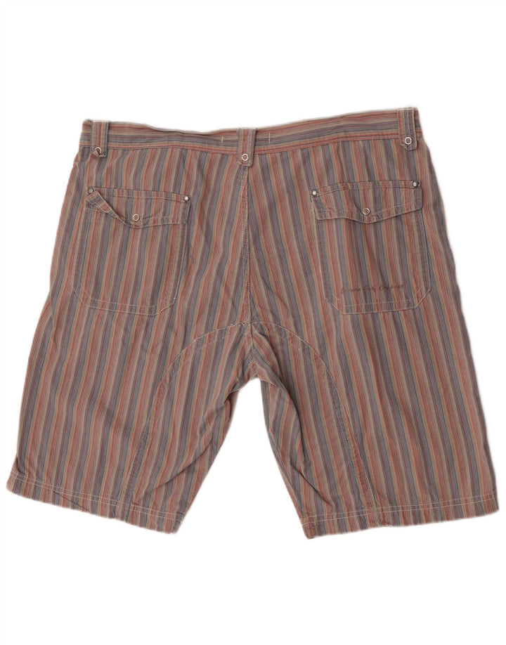 Ανδρικό σορτς Chino Carrera W38 XL κόκκινο ριγέ