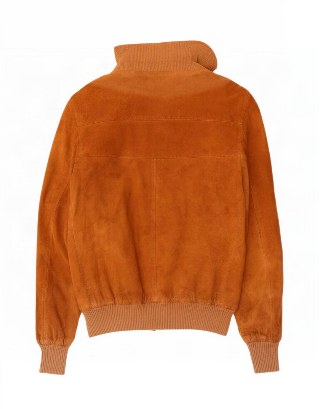 Vintage Ανδρικό Suede Bomber Jacket UK 36 Small Brown