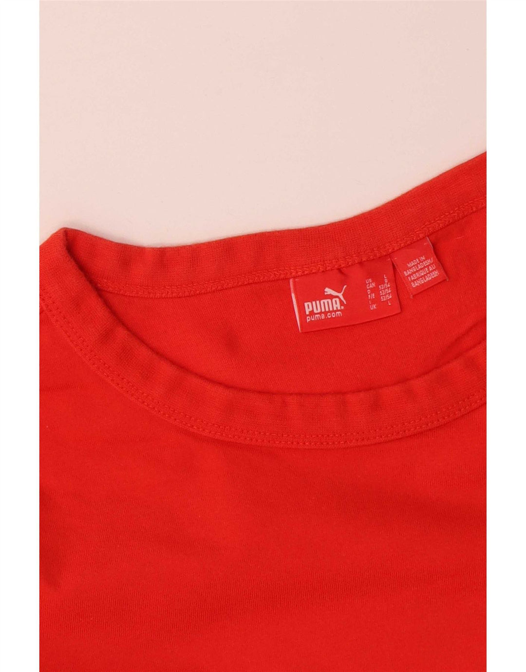 Puma Ανδρικό γραφικό μπλουζάκι μακρυμάνικο μεγάλο κόκκινο βαμβακερό