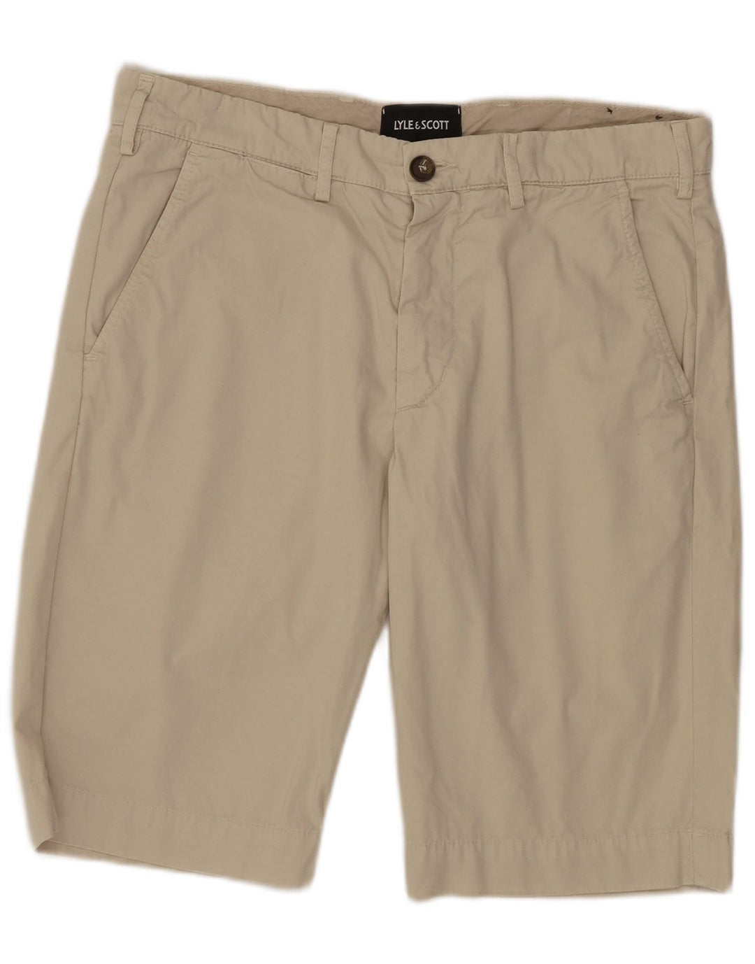 Ανδρικό σορτς Chino Lyle & Scott W31 Medium Beige