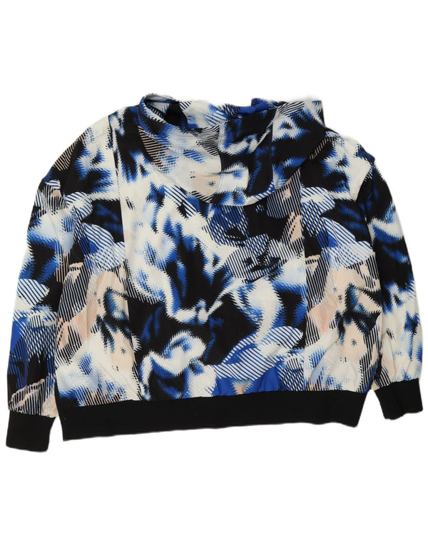 Calvin Klein Γυναικεία φόρμα αφηρημένης φόρμας Top Jacket UK 10 Small Multi