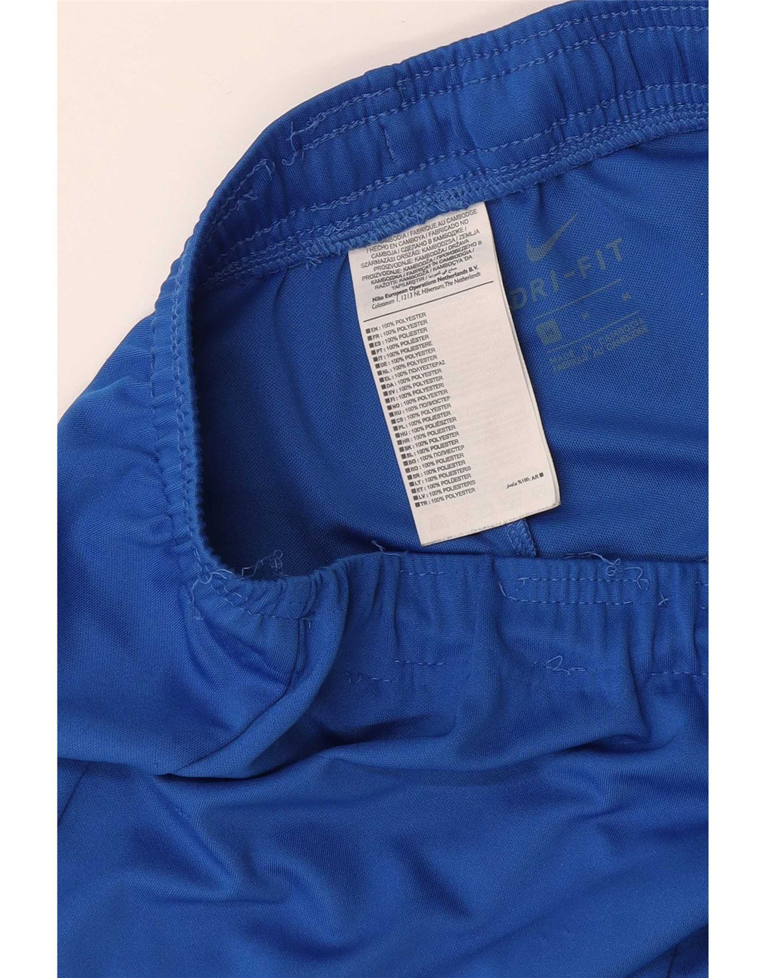 Ανδρικό αθλητικό σορτς Nike Dri Fit από μεσαίο μπλε πολυεστέρα
