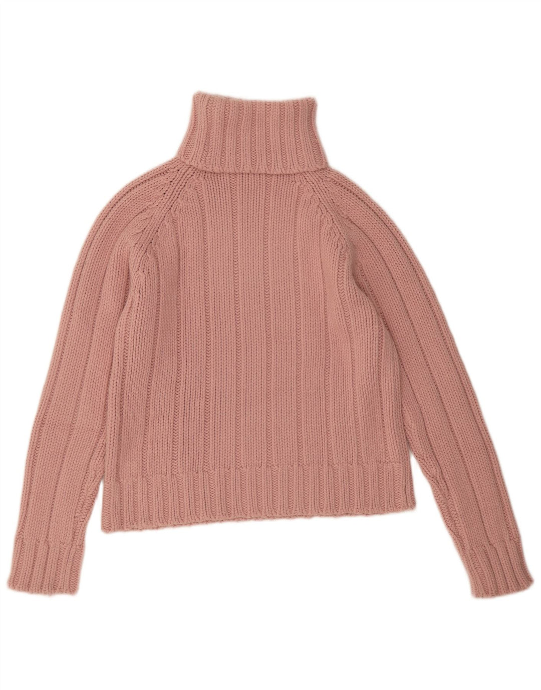Zara Γυναικείο πουλόβερ με ρολό λαιμόκοψη UK 8 Small Pink