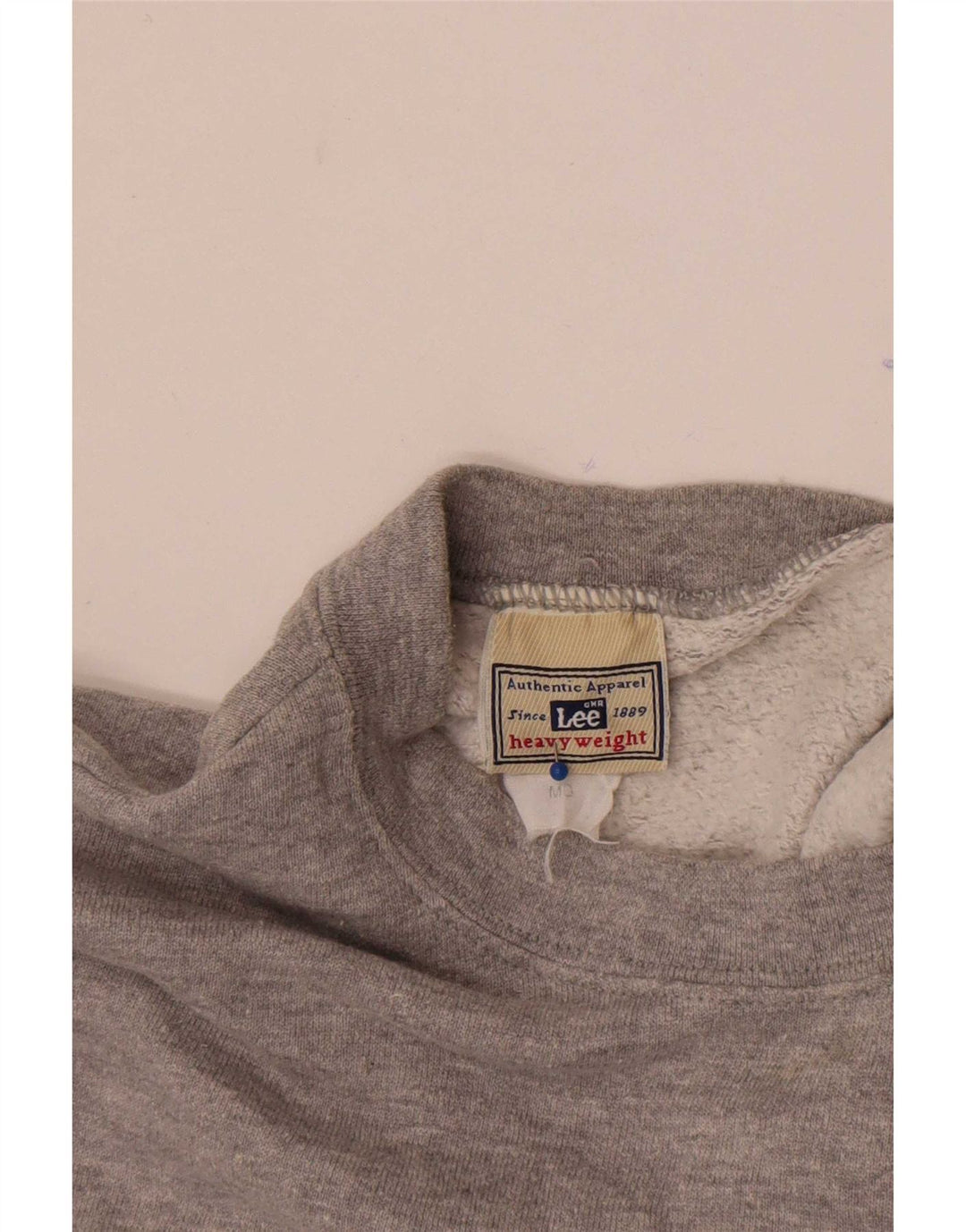 Γυναικείο φούτερ Lee Jumper UK 14 Βαμβακερό μεσαίο γκρι