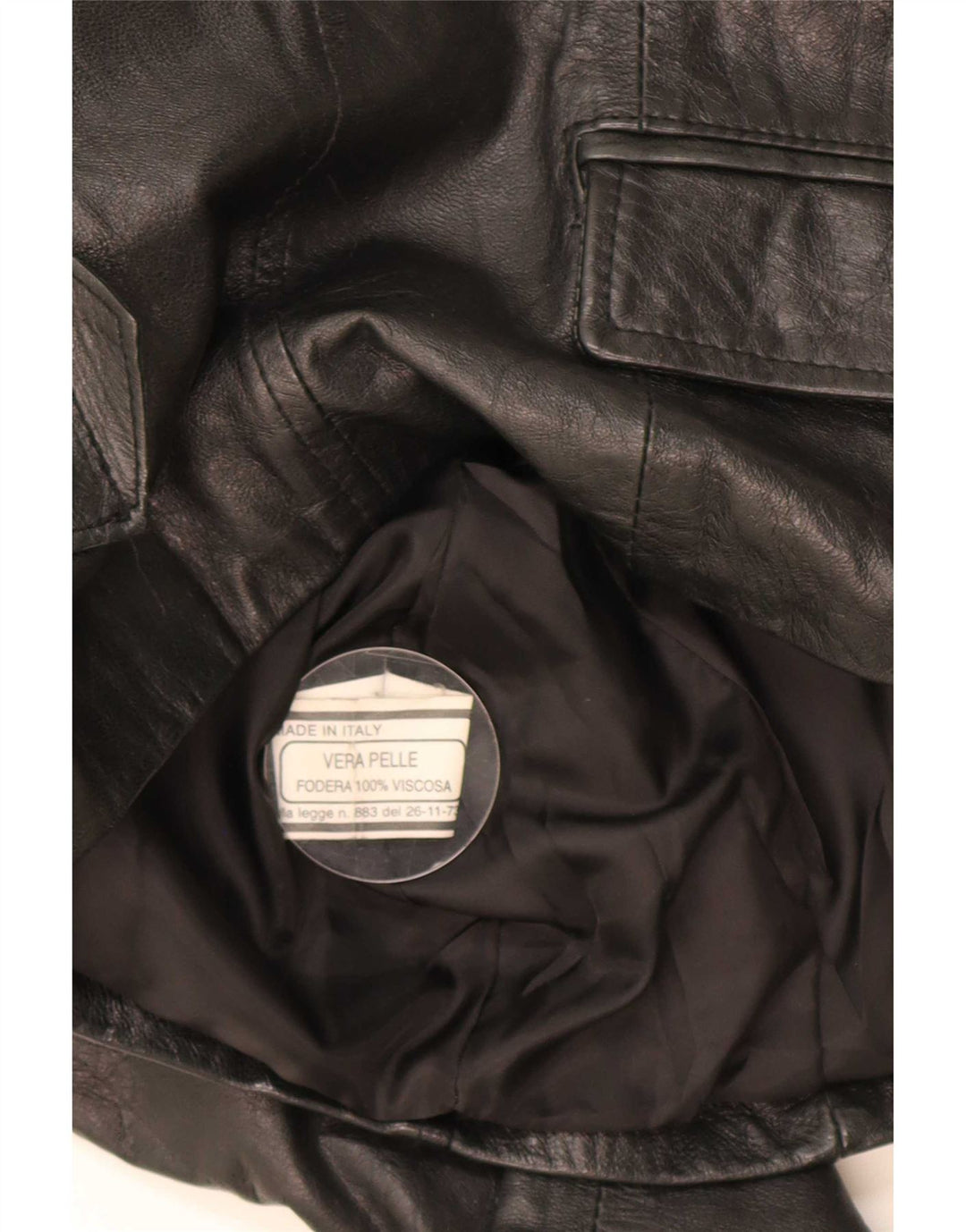 Imperial γυναικείο δερμάτινο σακάκι με 3 κουμπιά UK 10 Small Black