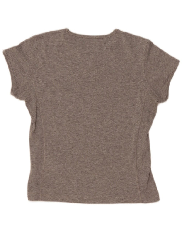 Champion Womens Heritage Classics T-shirt Top 14 UK Large Grey Flecked