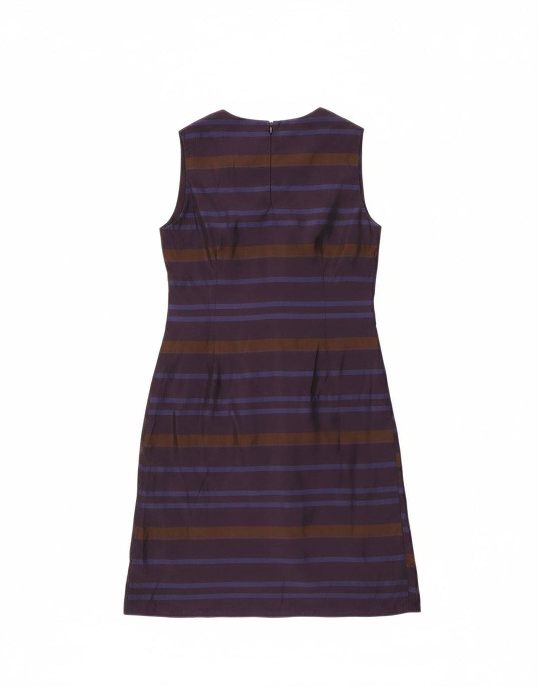 JIGSAW Womens Shift Dress UK 10 Small Purple Striped Cupro