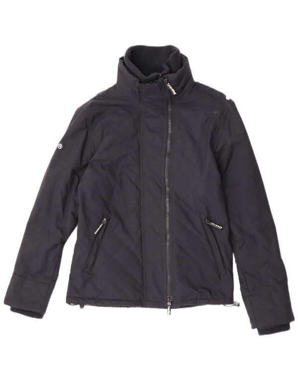 Ανδρικό καπιτονέ τζάκετ αντιανεμικό Superdry UK 38 Medium Navy Blue Nylon
