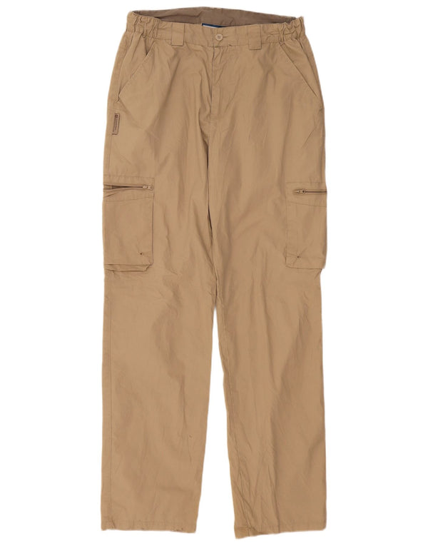 Mountain Warehouse Ανδρικό ίσιο παντελόνι Cargo W32 L32 Beige Polyester