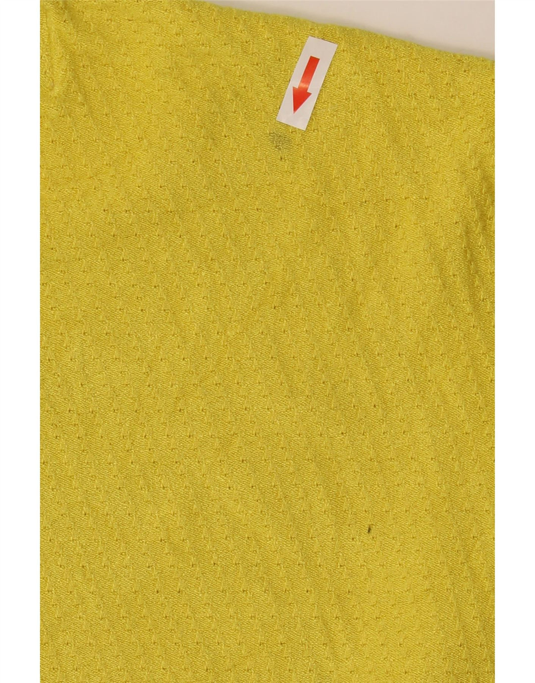 Zara Γυναικείο πουλόβερ με λαιμόκοψη UK 12 Medium Yellow