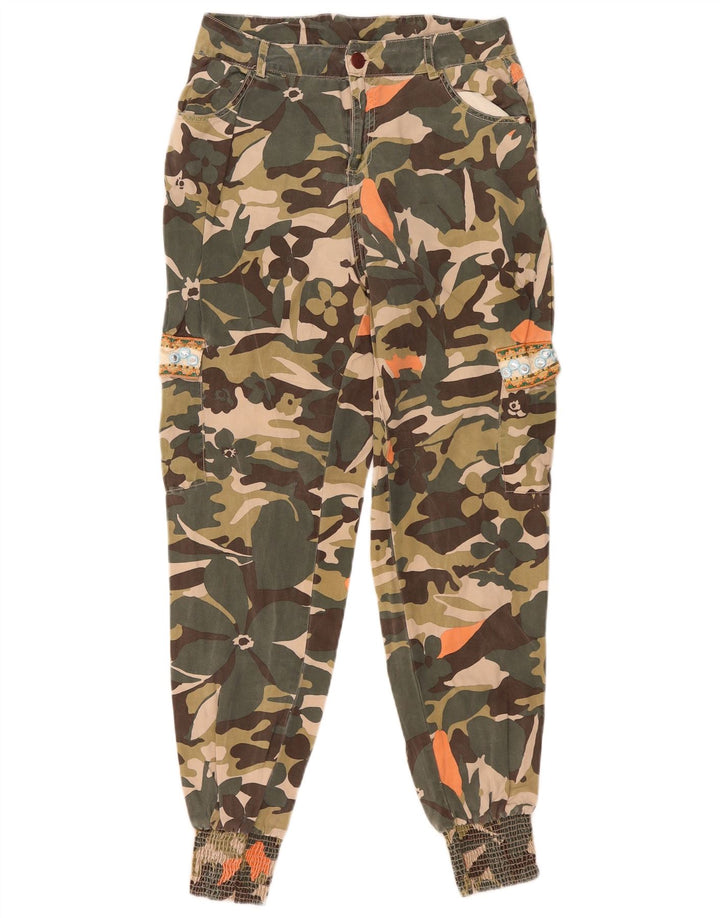 Desigual Γυναικείο Παντελόνι Cargo EU 38 Medium W29 L29 Green Camouflage