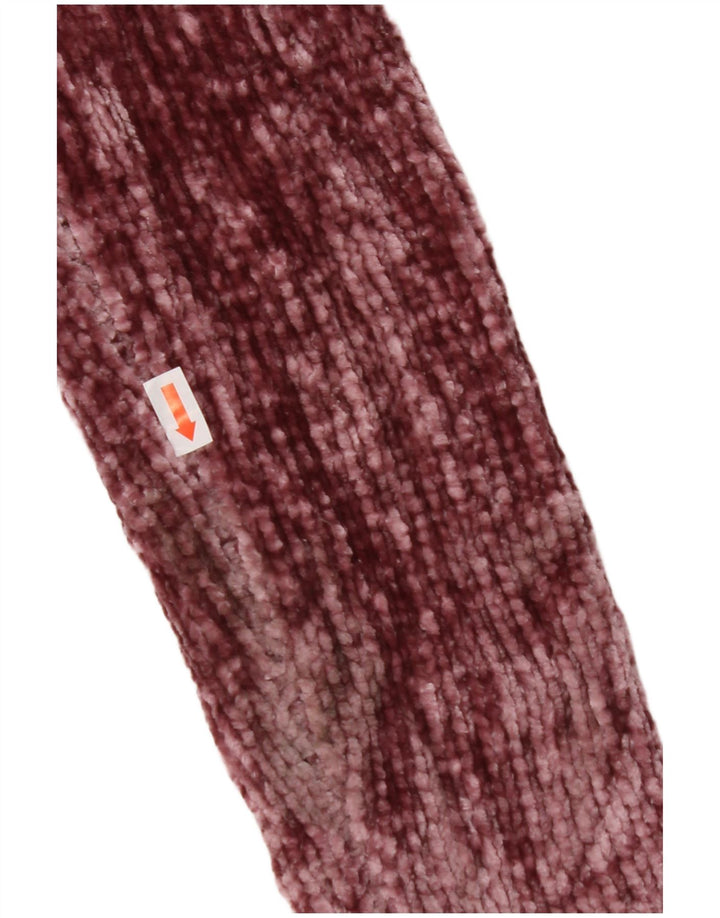 ORVIS Γυναικείο πουλόβερ με λαιμόκοψη με V λαιμόκοψη UK 14 Medium Maroon Πολυεστέρας