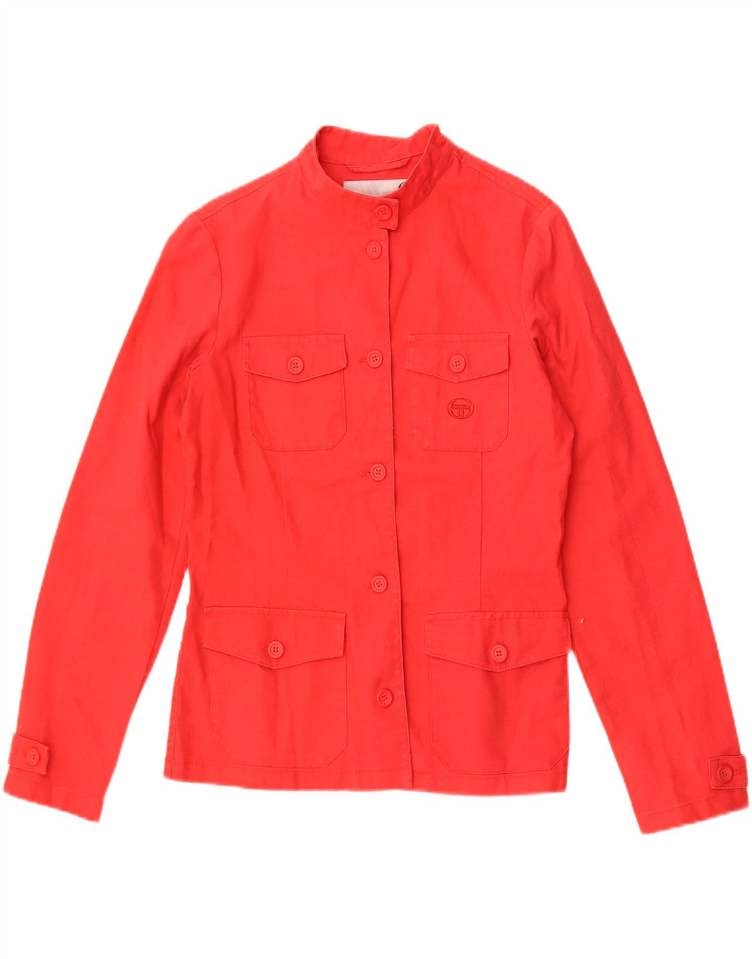 Sergio Tacchini Γυναικείο Utility Jacket IT 44 Medium Red Ramie